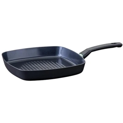 Image de Fackelmann 688135 gril tous feux 28 cm, antiadhésif, revêtement céramique, sans PFAS, feux, induction, Aluminium, Noir, Vert, cm