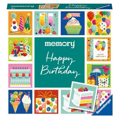 Image de Ravensburger jeu en famille mini memory Joyeux Anniversaire Le parfait pour offrir mêlant observation, association et mémorisation À partir de 3 ans 22399