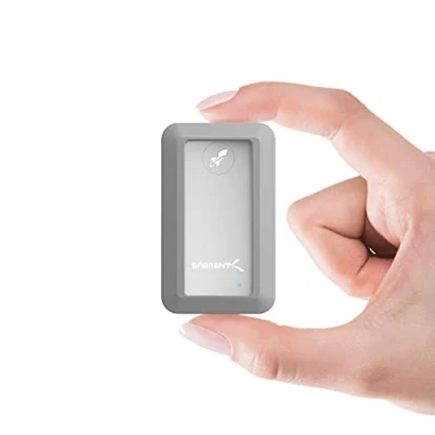 Image de SABRENT SSD Externe 1 to NVMe [IP67] Waterproof Coque Antichoc et résistant à la poussière, Disque Dur M.2, Portable USB 3.2 Gen 2, 1000 Mo/s en Lecture, câble C Inclus (SB 1TB NAWP)