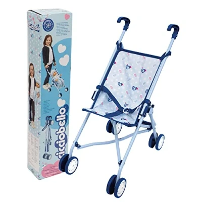 Image de Giochi Preziosi Cicciobello Poussette 4 Roues Tissu Personnalisé avec Graphique Cicciobello, à partir de 3 Ans et Plus, Pliable, GPZ06995
