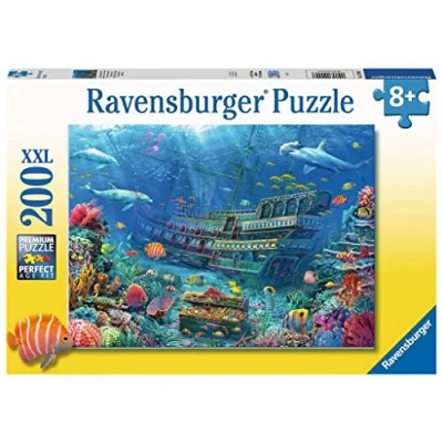 Image de Ravensburger Ocean Puzzle 200 pièces Extra Larges pour Enfants à partir de 8 Ans, 12944, Multicolore