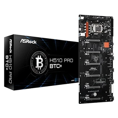 Image de Asrock H510 Pro BTC+ Intel LGA 1200 (Socket H5) Neuf