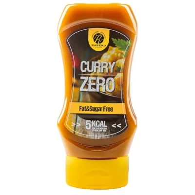 Image de Rabeko Zero Sauce Curry, 1 x 350ml produits sains faibles en glucides avec moins de calories et matières grasses pour salades, frites, hamburgers sans gluten ni lactose