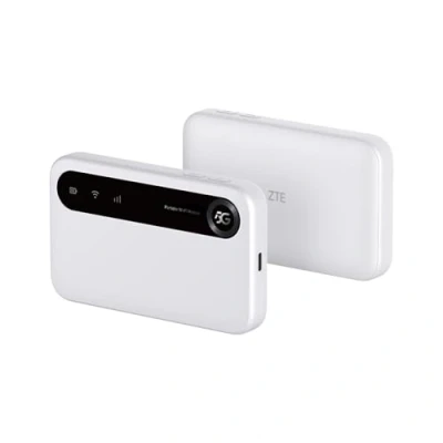 Image de ZTE U50, Point d&#039;accès WiFi Portable 5G avec Emplacement SIM débloqué, Modem routeur à Faible coût pour 32 appareils domestiques/Professionnels, et 4G+, AX1800 6, jusqu&#039;à