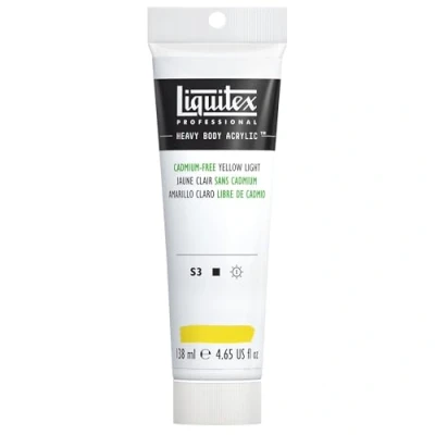Image de Liquitex Professional Acrylique Heavy Body 138 ml Jaune Clair Sans Cadmium Série 3