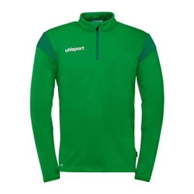 Image de uhlsport Squad 27 1/4 Zip Top Football Maillot de à Manches Longues et Pull Over Sport Coupe Unisexe