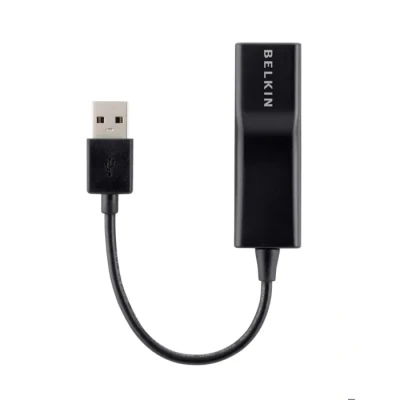 Image de Belkin F4U047BT changeur de genre câble RJ 45 USB 2.0 Type A Noir Neuf