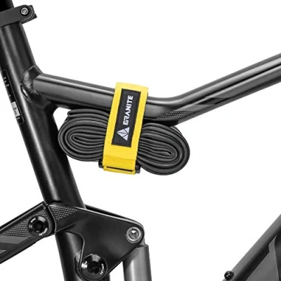 Image de Granite Rockband Sangle de Transport Cadre pour Chambres à Air et Kit d&#039;Outils Vélo, Solution Rangement Attacher du Matériel Supplémentaire Votre VTT (Jaune)
