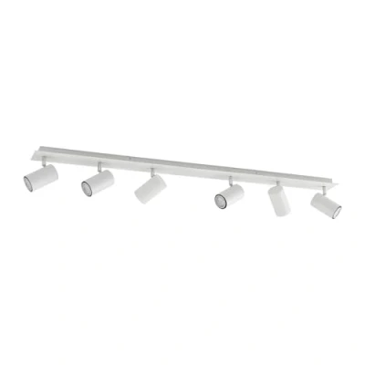Image de Lindby Spot Joffrey à intensité variable (Moderne) en Blanc Métal e. a. pour Salon &amp; Salle manger (à 6 lampes, GU10), Lampe encastrable, plafonnier, applique