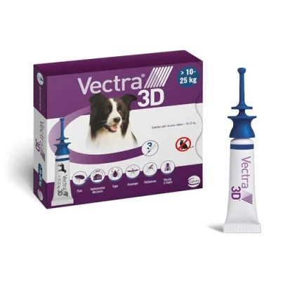 Image de Vectra® 3D Solution Spot on pour Chiens &gt; 1025 kg 3 pipettes