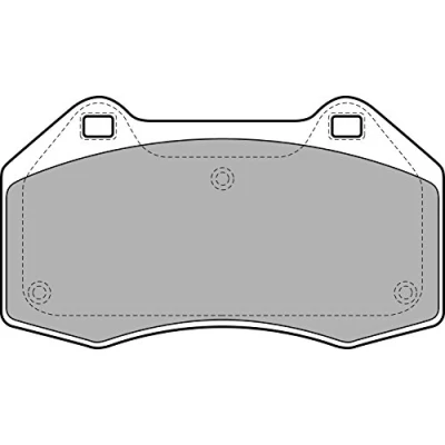 Image de DELPHI LP1940 Jeu de plaquettes frein non préparé pour indicateur d&#039;usure avec tôle anti bruit sans accessoires RENAULT: MEGANE 3 Coupe, CLIO