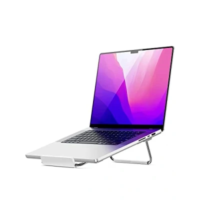 Image de UGREEN Support Ordinateur Portable en Acier PC Ventilé Pliable Laptop Stand Réglable Argent