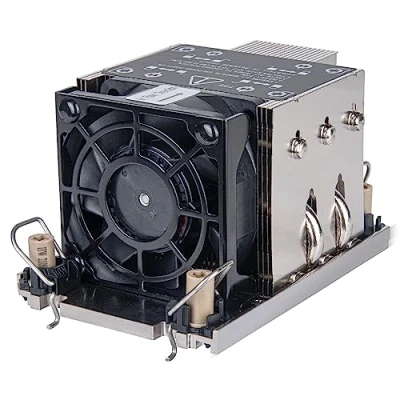 Image de SilverStone Technology XE02 4189, Refroidisseur de CPU pour serveur/poste travail à facteur forme réduit 2U sockets Intel LGA4189, SST 4189
