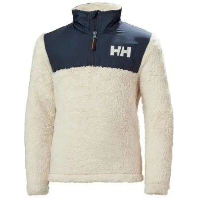Image de Helly Hansen Junior unisexe Jr Champ 1/2 Zip Midlayer 8 Blanc et crème