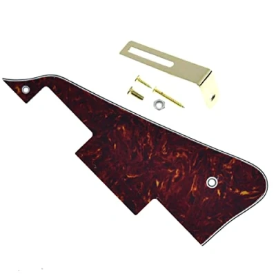 Image de Dopro Pickguard vintage en forme de tortue avec support doré pour Epiphone Les Paul