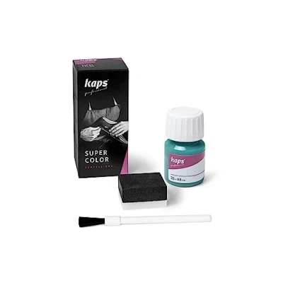 Image de KAPS Super Color Teinture pour Cuir Naturel Matières Synthétiques et Textiles 25 ml Plusieurs couleurs, Turqoise 165