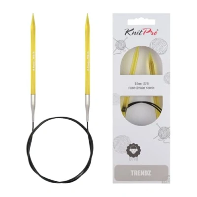 Image de KnitPro KP51147 Aiguilles Circulaires Fixes Bois Multicolore 120 cm x 6 mm