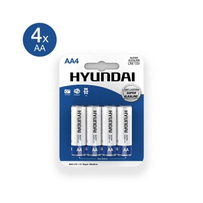 Image de Piles Super Aa Alcalines 4 Pcs