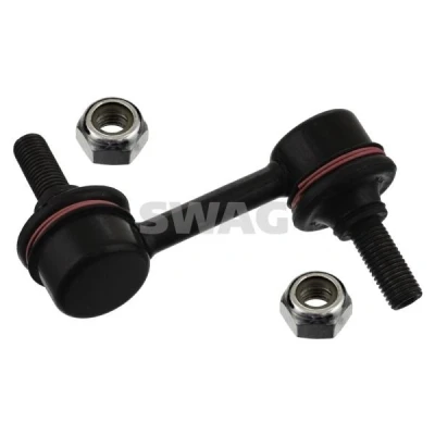 Image de SWAG 85 94 2100 Biellette de barre stabilisatrice Essieu avant gauche 70 M10 x 1,25 avec écrou autobloquant Acier noir HONDA: Accord 7 Tourer