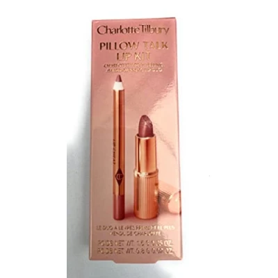 Image de Charlotte Tilbury Pillow Talk Lip Kit Rouge à lèvres Matte Revolution 1,5 g Cheat Liner 0,8