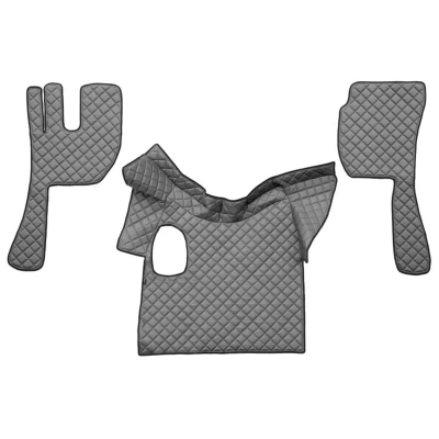 Image de F CORE FL12 GRAY Ensemble de tapis sol Similicuir avant 3 gris