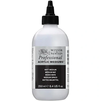 Image de Winsor &amp; Newton Artists Additif Acrylique Médium Mat 250ml