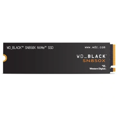 Image de WD_Black SN850X SSD 8 to, M.2 2280 NVMe Disque Interne, Lecture jusqu&#039;à 7200 Mo/s, écriture 6,600 Gaming SSD, Haute Performance de Jeu, PCIe Gen 4.0, Noir