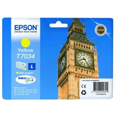 Image de Epson T7034 (C13T70344010) Cartouche d&#039;encre jaune