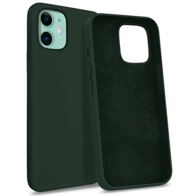 Image de MyGadget Coque Compatible avec Apple iPhone 11 Case Protection Rigide Anti Choc Doublure Microfibre Olive Vert