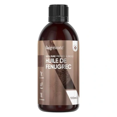 Image de Huile de Fenugrec Pure Issue Graines Pressée À Froid Seins Cheveux Ongles &amp; Barbe Riche En Vitamine E (Antioxydant) Hommes Femmes Pour Poitrine Fesses