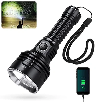 Image de Wurkkos TS30S PRO Lampe de poche LED 6000 lumens, SBT90.2 extrêmement lumineuse rechargeable par USB avec Anduril 2.0 UI, portée 1086 M, étanche IP68 pour le camping, etc.