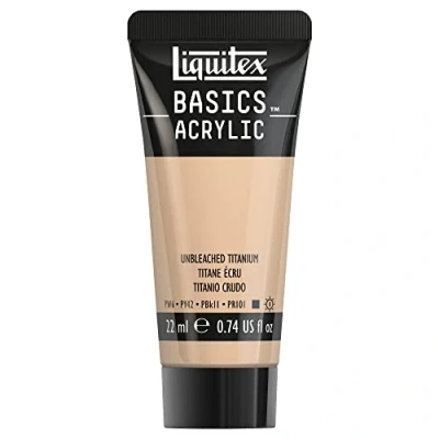 Image de Liquitex Acrylique Basics Tube 22 ml Titane Ecru ROW