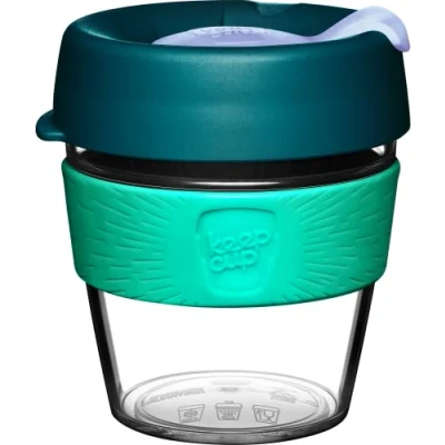 Image de KeepCup Tasse à café originale en plastique léger réutilisable avec couvercle anti éclaboussures 227 ml Eventide