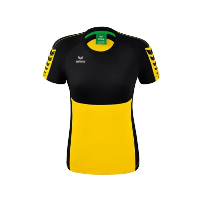 Image de Erima Femme Six Funktions Wings, Jaune/Noir, 36 EU