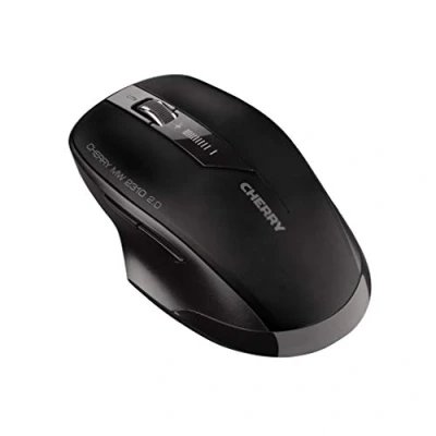Image de CHERRY MW 2310 2.0, souris sans fil, convient aux droitiers et gauchers, à 6 boutons : capteur optique résolution commutable, jusqu&#039;à 3 ans changer la pile, noir