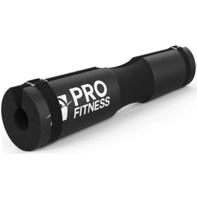 Image de ProFitness Coussinet d&#039;haltère Support d&#039;épaule Pour squats, fentes et poussées de hanche barres olympiques ou standard (noir jais)