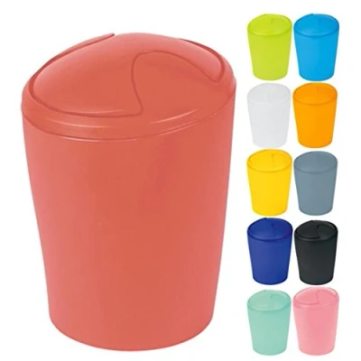 Image de Spirella Poubelle à Bascule PP Move 5L Frosty Rouge
