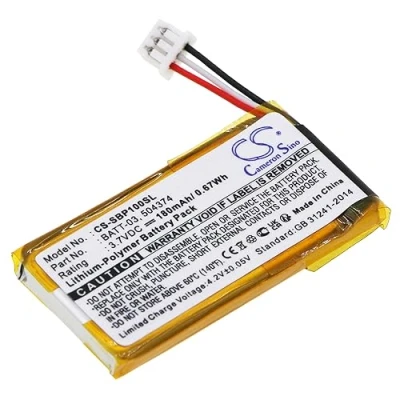 Image de CS SBP100SL Batteries 180mAh Compatible avec [Sennheiser] D10, DW Office, Office ML, Pro 1, 2, 30, Pro1, Pro2, Pro2 SD Reihe, DW10, DW20, DW30, MB