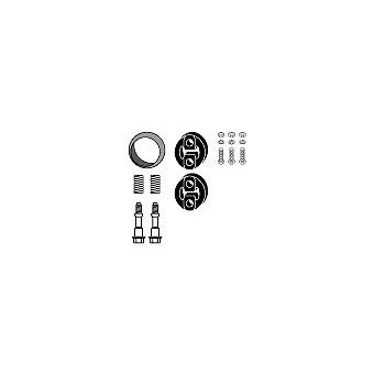 Image de HJS 82 48 8032 Kit d&#039;assemblage, système d&#039;échappement TOYOTA: Yaris II 3/5 portes oscaro, mister auto, yakarouler