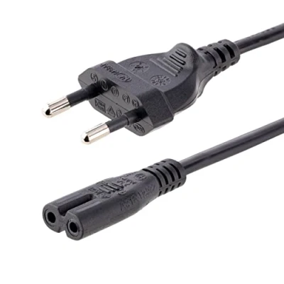 Image de StarTech.com Câble d&#039;alimentation pour Ordinateur Portable de 2m Prise EU vers C7, 2,5A 250WG, 18AWG