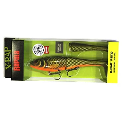 Image de Rapala Leurre de Pêche X Rap Peto Matériel avec Queue Souple d&#039;Eau Douce Profondeur Nage 0.5 1 m Taille 20 cm / 83 g Fabriqué en Estonie Scaled Roach