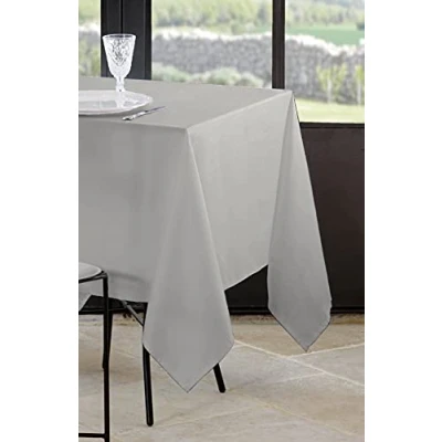 Image de Stof Lovely CASA Nappe Taille 145x200 cm 100% Polyester Couleur Mastic Modèle Nelson Rectangulaire Linge de Table Lavable 30 Qualité Exceptionnelle