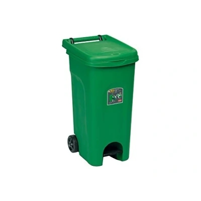Image de Stefanplast 643 Poubelle sur Roues 38 x 51 80 cm Vert
