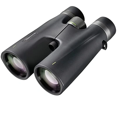Image de Bresser Jumelles Primax 8 x 56 avec revêtement Multicouche extrêmement Lumineux et Sac de Transport, Sangle Filetage raccordement pour trépied