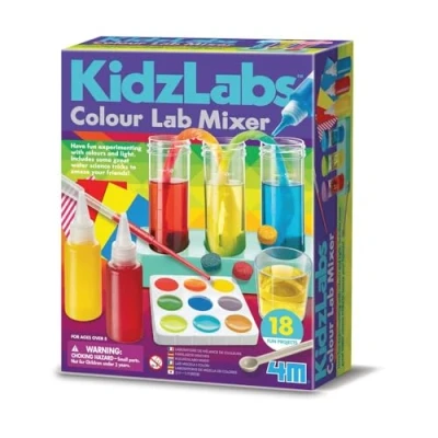 Image de 4M KidzLabs Mélangeur de Laboratoire Couleurs Un kit Sciences et d&#039;art l&#039;eau pour Enfants à partir 5 Ans, 404919