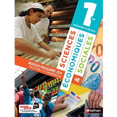 Image de S.E.S collection Echaudemaison 1re manuel élève (nouveau programme 2019) Livre d’occasion Bon