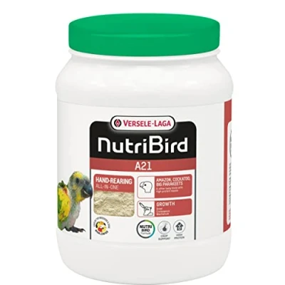 Image de Versele Laga NutriBird A21 Pack Double 2 x 800 g Nourriture pour l&#039;élevage à la Main des Oiseaux Soutenir Un développement Optimal Jeunes en Bonne santé