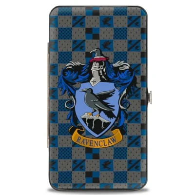 Image de Buckle Down Portefeuille à charnière pour Femme Harry Potter, Bleu et Gris, Taille Unique, Multicolore, Unique