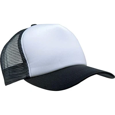 Image de K up Casquette Trucker 5 Panneaux Blanc, One Size, Unisexe