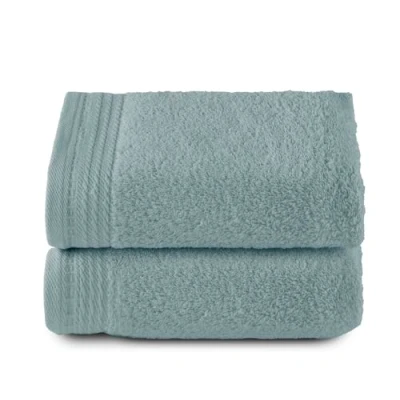 Image de Top Towel Premium Grandes Serviettes de Bain 2 essuie Mains 50 x 100 cm 100% Coton 600 grammes Vert d&#039;Eau